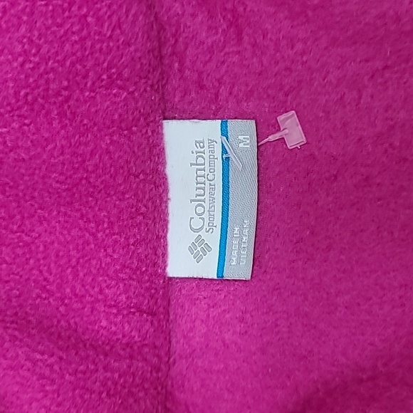 Columbia June Lake Fleece Long Sleeve Outdoor/Activewear Jacket in Fuchsia - Picture 14 of 17